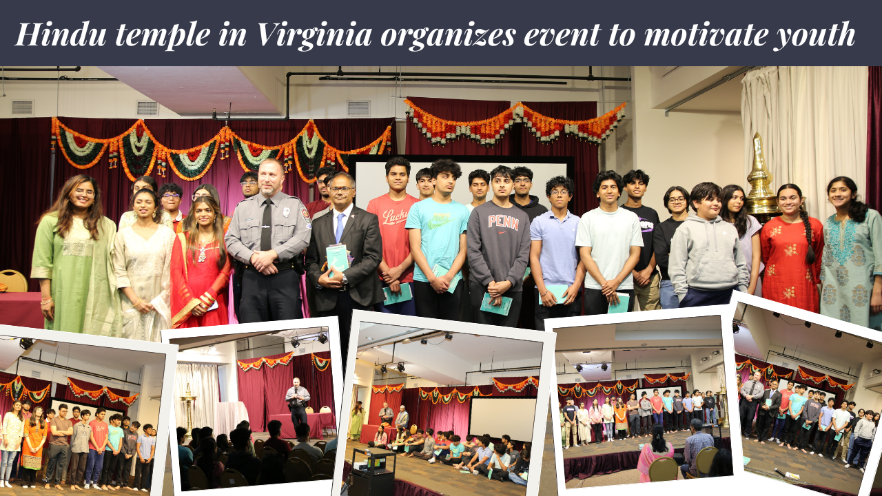 Hindu temple in Virginia organizes event to motivate youth